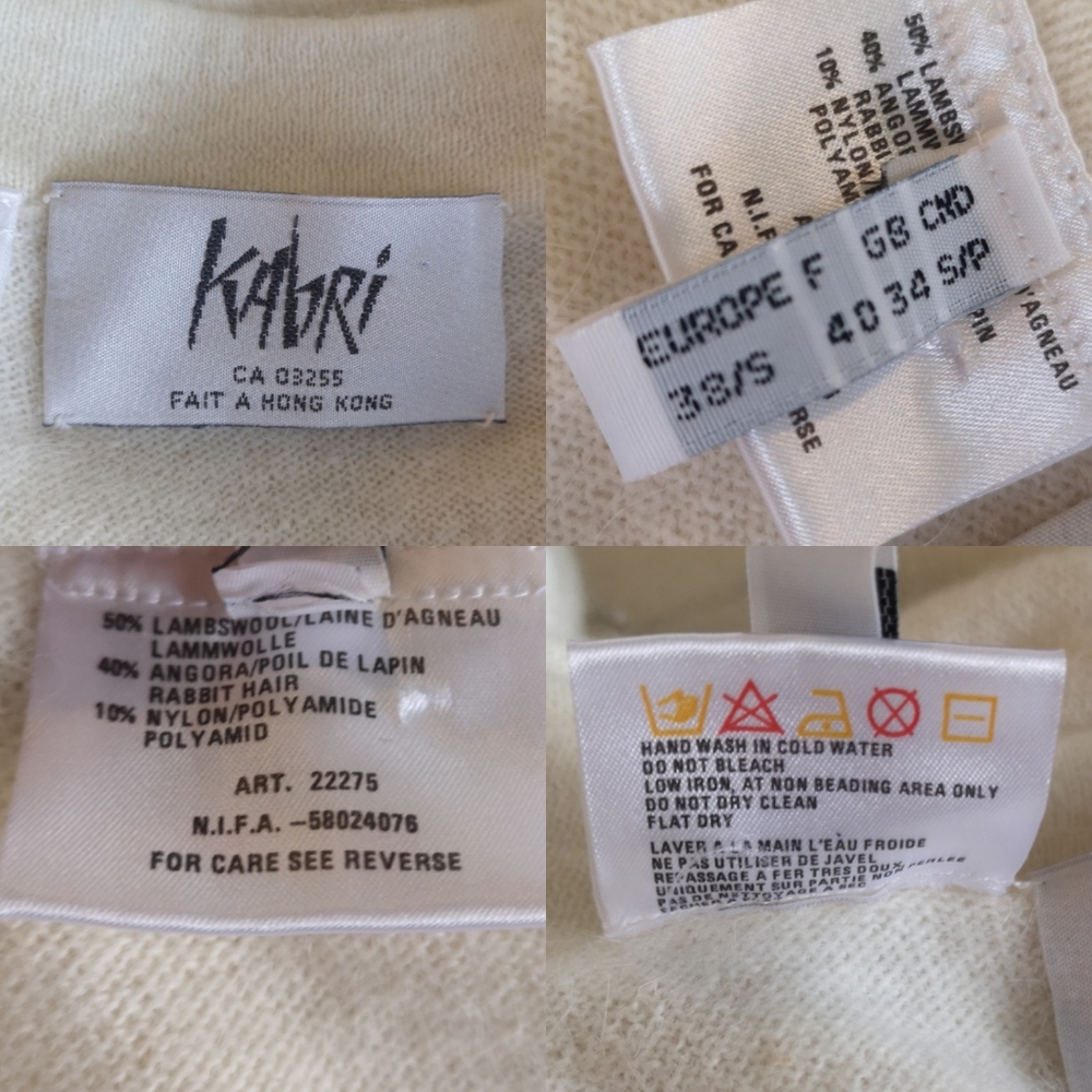Vintage Lambswool and Angora Sequin Cardigan - Picture 6 of 6